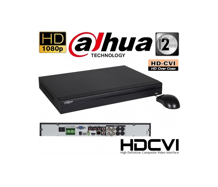 Dahua HCVR7104H-S2: Επαγγελματικό Καταγραφικό Tribrid για 4 HDCVI / IP / Αναλογικές Κάμερες έως 1080P με έξοδο VGA, HDM