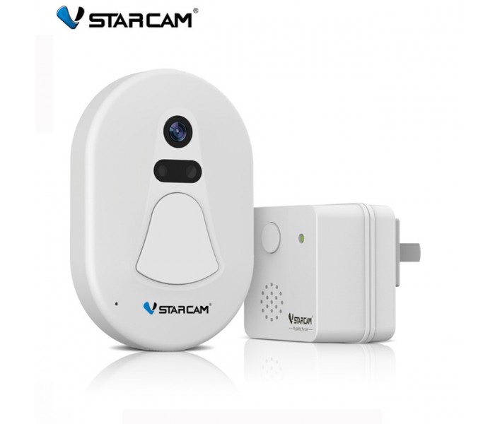 VStarcam D1 WiFi Snapshot Night Vision Doorbell Video Camera Support IOS Android Phone Cloud Server