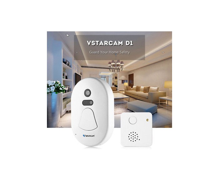 VStarcam D1 WiFi Snapshot Night Vision Doorbell Video Camera Support IOS Android Phone Cloud Server